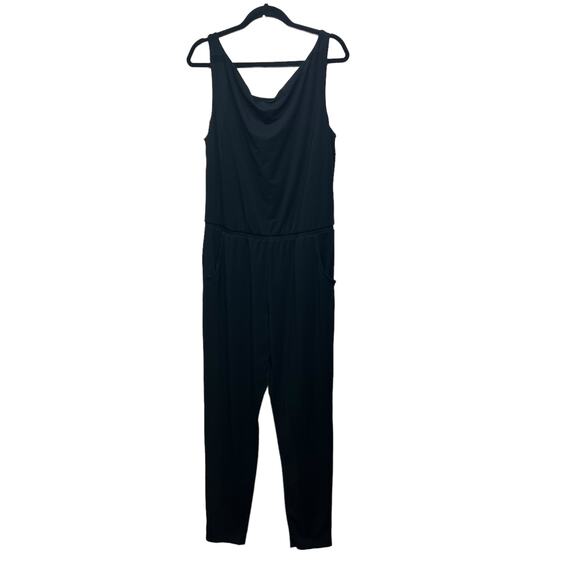 Garnet Hill Feminine Chic Beach Womens Tank Jumpsuit Size 10 Stretch Neutral - Picture 1 of 13